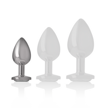 Comprar INTENSE Plug Anal Metal Con Cristal Plata Talla S – Diseño Elegante Para Placer Sensorial-Noxtic