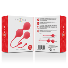 INTENSE Bolas Kegel Pack Kendall Rojo – Silicona Médica Hipoalergénica Para Entrenamiento Pélvico