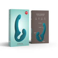 Comprar FUN FACTORY Share Lite Doble Dildo Arnés Deep Azul – Diseño Innovador Para Placer Compartido-Noxtic