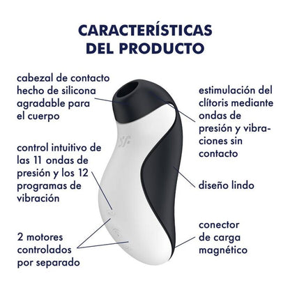 Stimolatore Satisfyer Orca Air Pulse – Stimolatore vibrante dal design innovativo