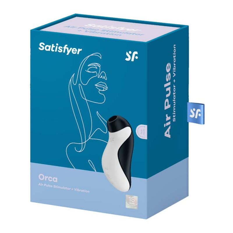 Stimolatore Satisfyer Orca Air Pulse – Stimolatore vibrante dal design innovativo