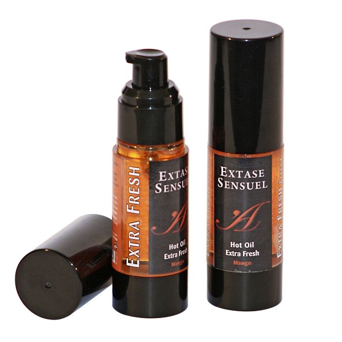 EXTASE SENSUAL Aceite Estimulante Mango 30 ML – Efecto Frío-Calor Para Sensaciones Intensas