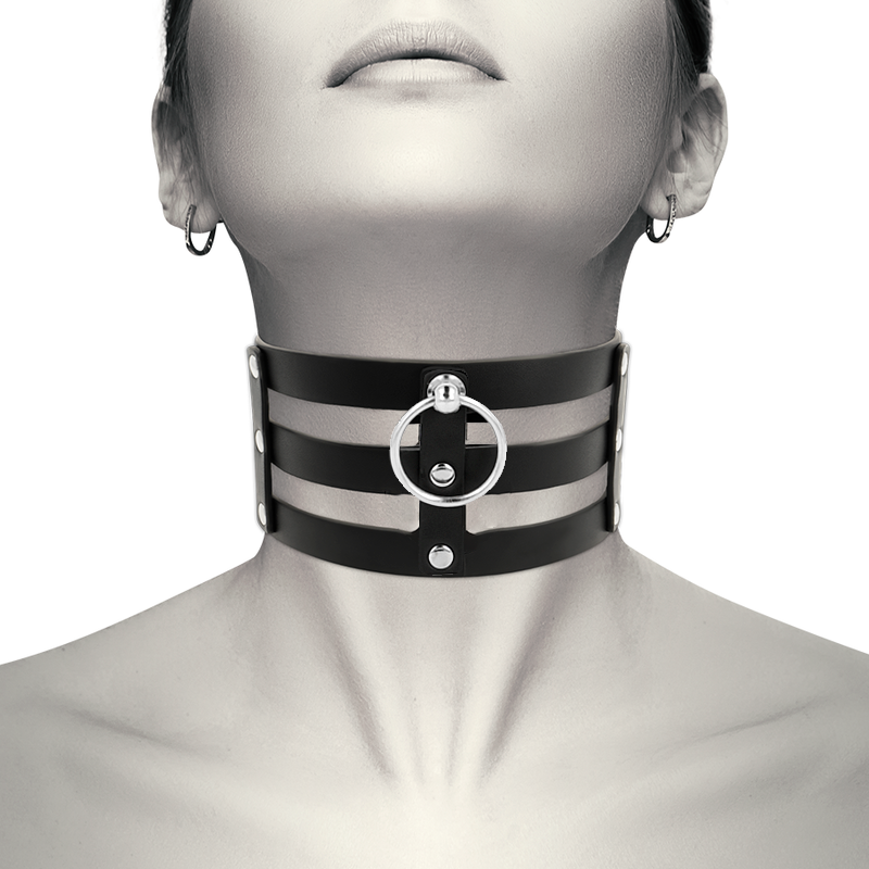 Comprar Coquette Chic Desire Choker – Collar De Cuero Vegano Ajustable Para Estilo Moderno-Noxtic