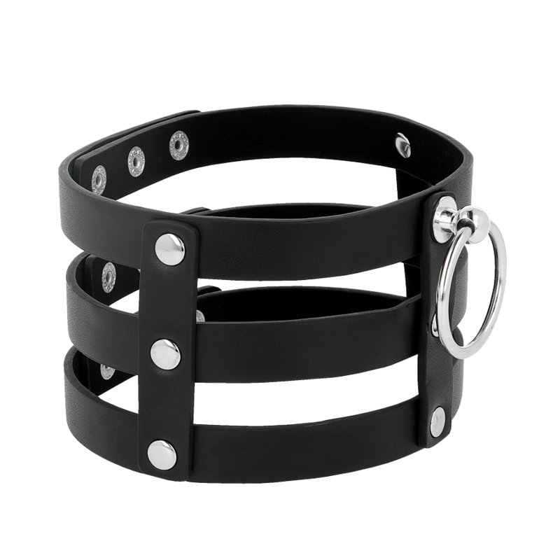 Comprar Coquette Chic Desire Choker – Collar De Cuero Vegano Ajustable Para Estilo Moderno-Noxtic