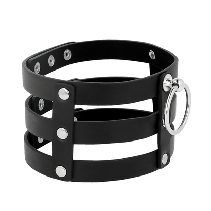 Comprar Coquette Chic Desire Choker – Collar De Cuero Vegano Ajustable Para Estilo Moderno-Noxtic