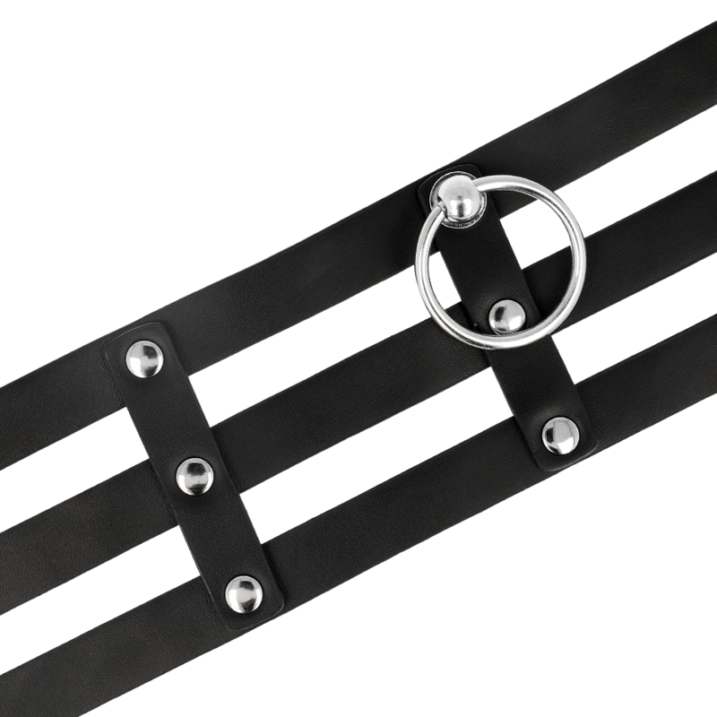 Comprar Coquette Chic Desire Choker – Collar De Cuero Vegano Ajustable Para Estilo Moderno-Noxtic