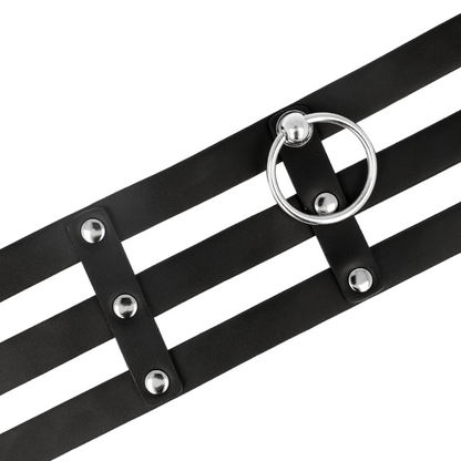Comprar Coquette Chic Desire Choker – Collar De Cuero Vegano Ajustable Para Estilo Moderno-Noxtic