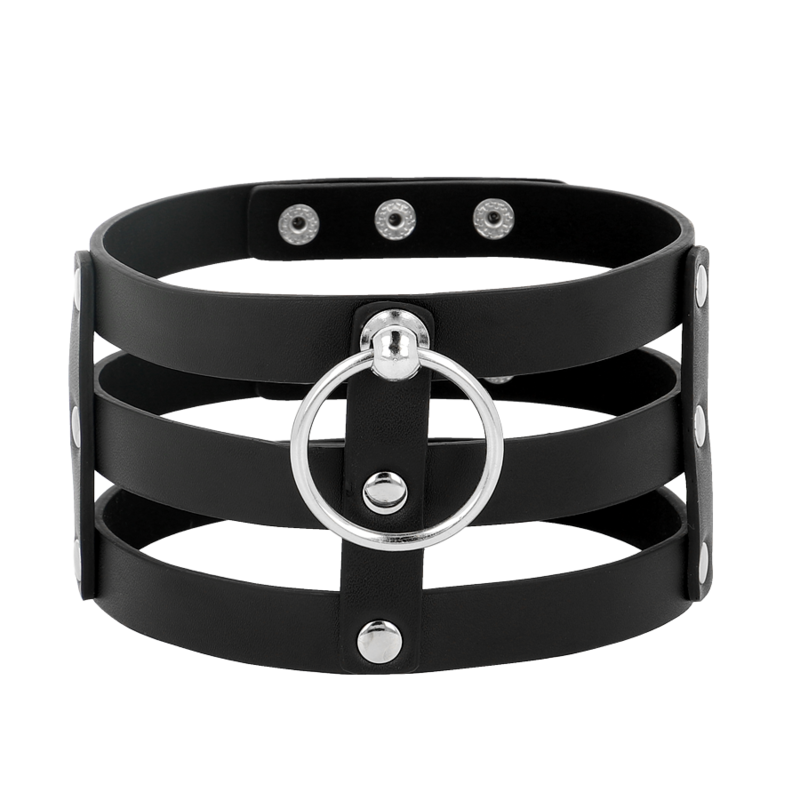 Comprar Coquette Chic Desire Choker – Collar De Cuero Vegano Ajustable Para Estilo Moderno-Noxtic