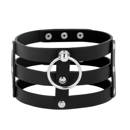 Comprar Coquette Chic Desire Choker – Collar De Cuero Vegano Ajustable Para Estilo Moderno-Noxtic