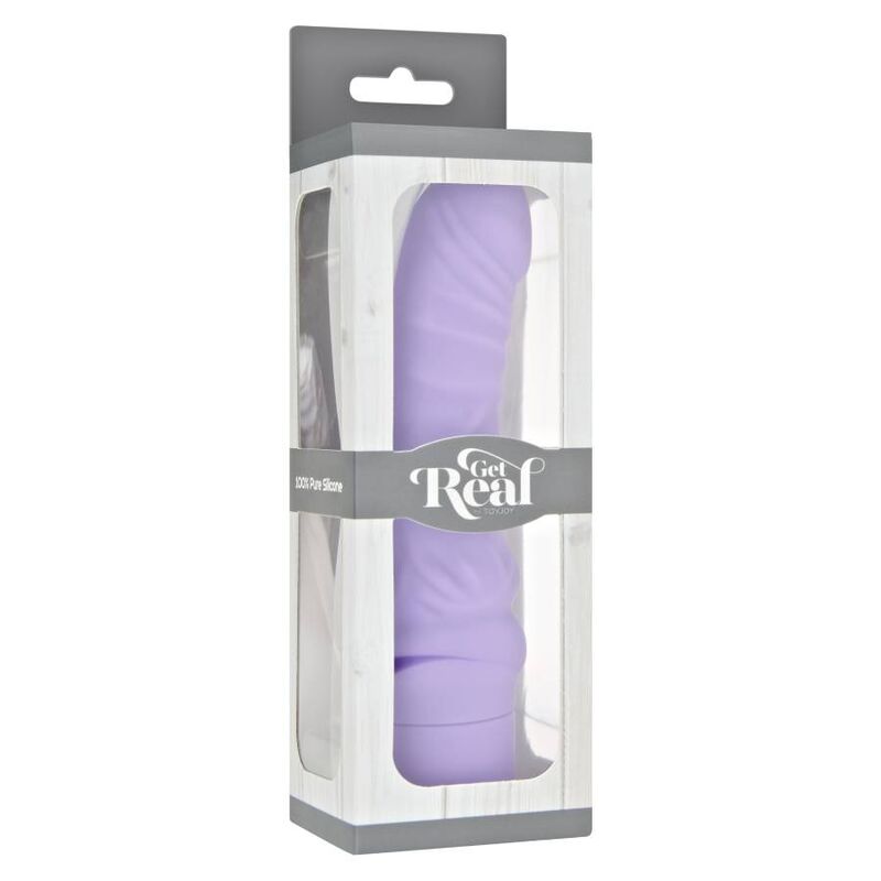 GET REAL Mini Classic G-Spot Vibrador Morado – Diseño Ergonómico Para Estimulación Sensible