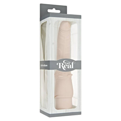 Comprar GET REAL Classic Smooth Vibrador Natural – Silicona Médica Para Una Experiencia Placentera-Noxtic