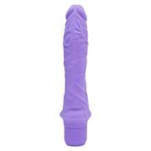 Vibratore classico grande viola GET REAL - Design ergonomico con silicone medico per un piacere intenso