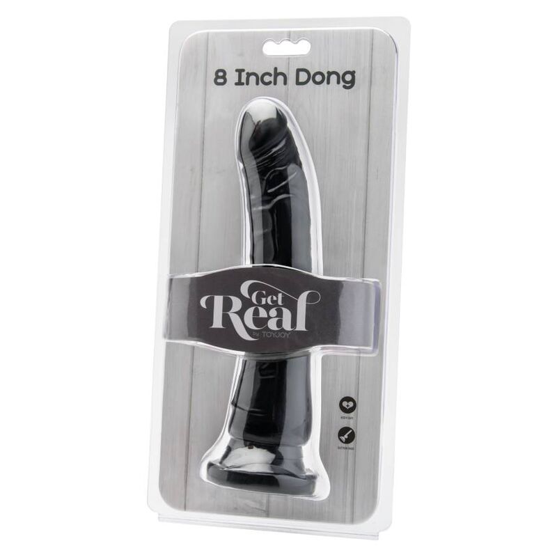 Comprar GET REAL Dong 20 5 Cm Negro – Diseño Realista Para Placer Íntimo Profundo-Noxtic