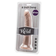 Comprar GET REAL Dong 20.5 CM Vibrante Natural – Juguete Erótico Con Diseño Realista Y Múltiples Velocidades-Noxtic