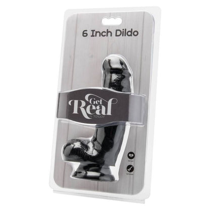 Get Real Dildo 12 cm Nero – Design ergonomico con finitura realistica