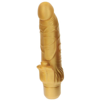 Comprar Get Real Gold Dicker Stim – Vibrador Dorado Con Diseño Curvado Para Placer Intenso-Noxtic