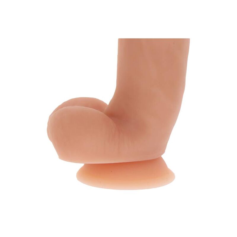 GET REAL - 18 CM SILICONE DILDO WITH NATURAL TESTICLES