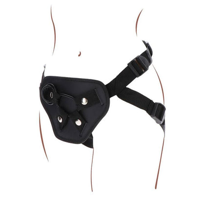GET REAL - STRAP-ON DELUXE HARNÉS NEGRO-GET REAL-Noxtic