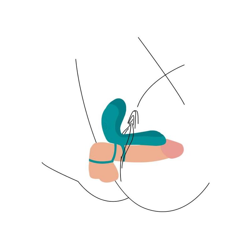 XOCOON - GREEN VIBRATING RING FOR COUPLES