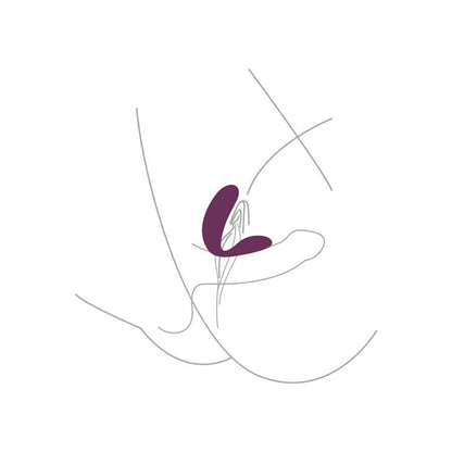 XOCOON - BOUND LOVE VIBRATOR FOR COUPLES PURPLE