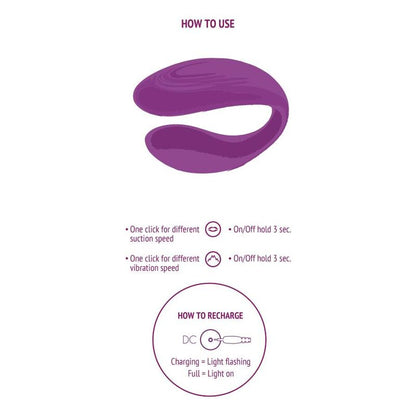 Comprar XOCOON Bound Love Vibrador Para Parejas Morado – Diseño Ergonómico Para Comodidad En Momentos Íntimos-Noxtic