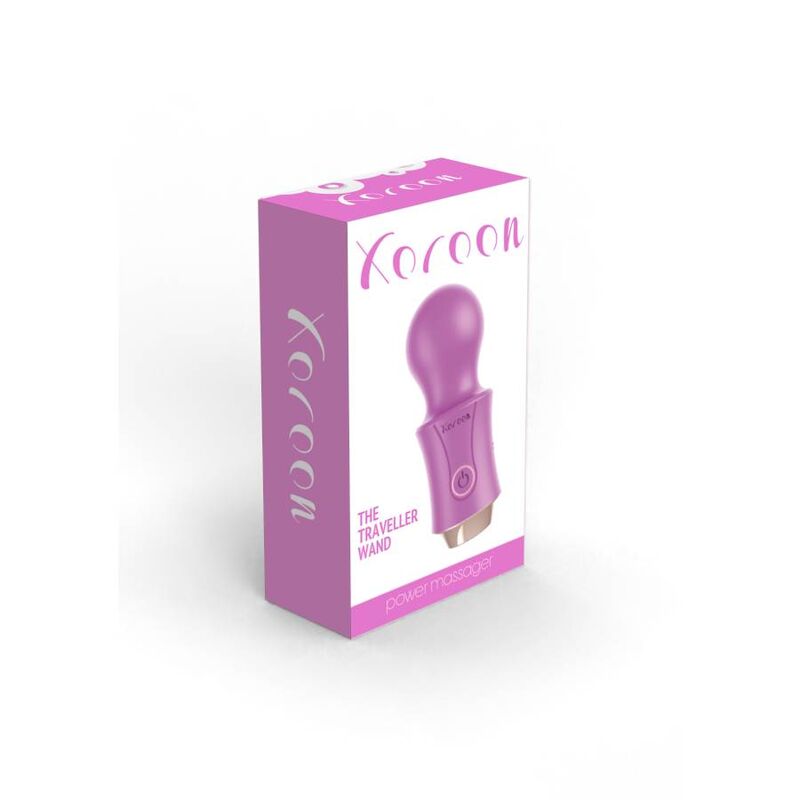 XOCOON Varita Viajera Fucsia – Masajeador Recargable Con Vibraciones Profundas Y Comodidad Óptima