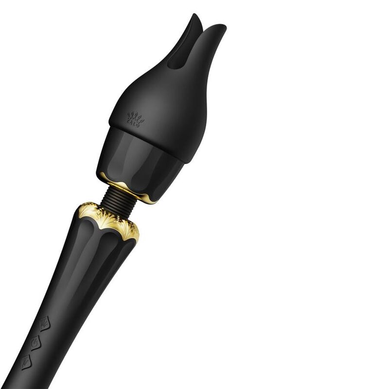 ZALO Kyro Wand Negro – Masajeador Con Diseño Elegante Para Bienestar Personal