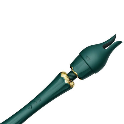 Comprar ZALO Kyro Wand Verde – Masajeador Elegante Con Diseño Inspirado En Faraones-Noxtic