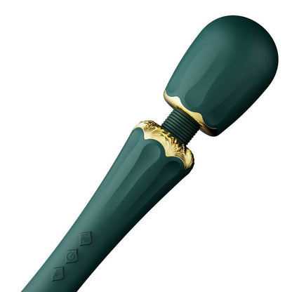 Comprar ZALO Kyro Wand Verde – Masajeador Elegante Con Diseño Inspirado En Faraones-Noxtic