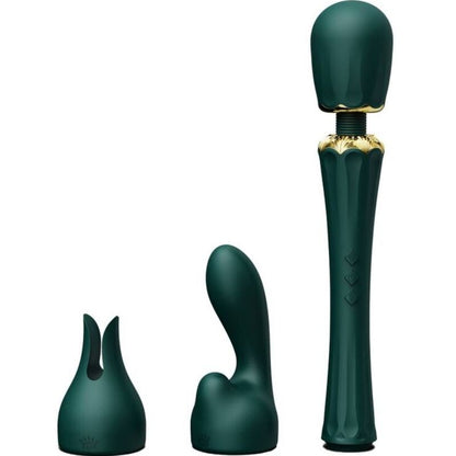 Comprar ZALO Kyro Wand Verde – Masajeador Elegante Con Diseño Inspirado En Faraones-Noxtic