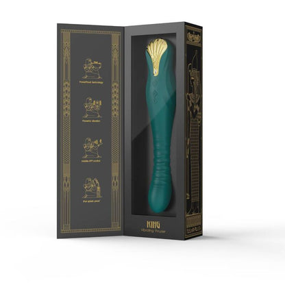 Comprar ZALO King Thruster Verde – Vibrador Recargable Con Tecnología PowerThrust Para Estimulación Única-Noxtic