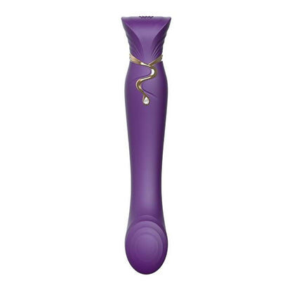 Comprar ZALO Queen G-spot PulseWave Vibe Morado – Vibrador de Lujo Con Diseño Elegante y Adornos de Swarovski-Noxtic