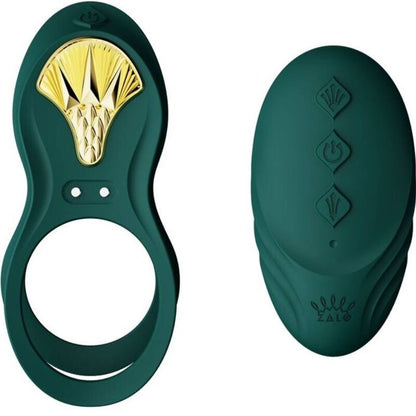 Comprar ZALO Bayek Anillo Vibrador Control Remoto Verde – Diseño Elegante Para Placer Compartido-Noxtic