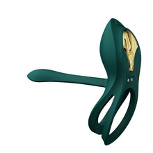 ZALO Bayek Anillo Vibrador Control Remoto Verde – Diseño Elegante Para Placer Compartido