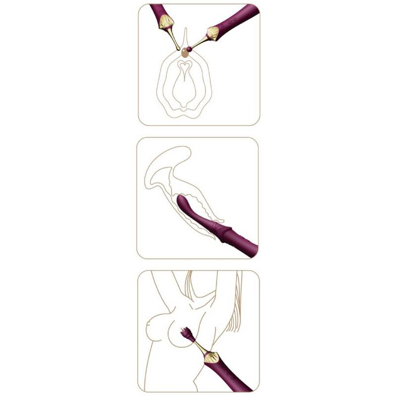 Comprar ZALO Bess 2 Morado – Masajeador Personal Recargable Con Diseño Innovador-Noxtic