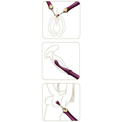 Comprar ZALO Bess 2 Morado – Masajeador Personal Recargable Con Diseño Innovador-Noxtic
