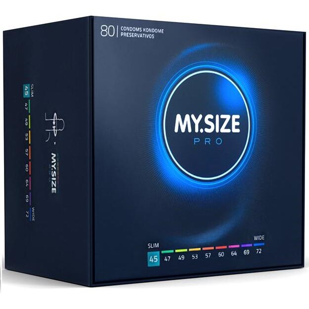 Comprar MY SIZE Pro Preservativos 45 MM 80 Unidades – Ajuste Perfecto Para Mayor Comodidad-PRESERVATIVOS-Noxtic