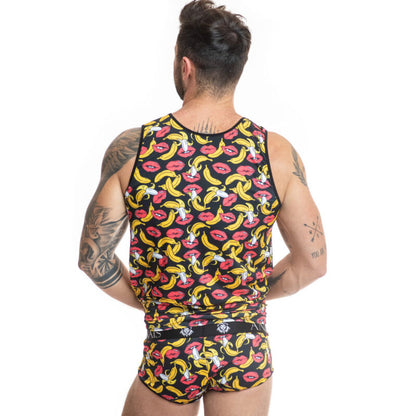 ANAI MEN Banana Top S – Top Deportivo Con Diseño Ergonómico Para Máxima Comodidad