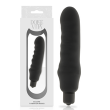 DOLCE VITA Genius Vibrador Silicona Negro – Diseño Elegante Con Silicona Médica Para Placer Sofisticado