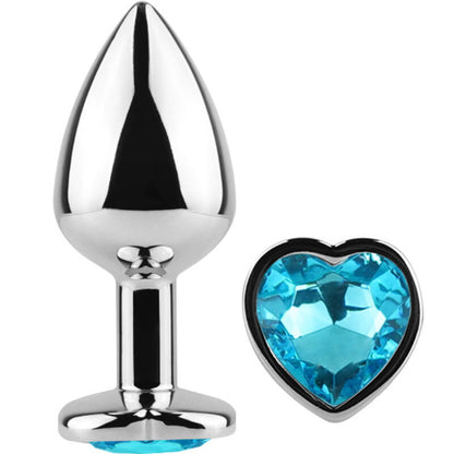 Comprar SECRETPLAY Butt Plug Corazón Azul Talla S – Diseño Elegante Para Nuevas Experiencias De Placer-Noxtic