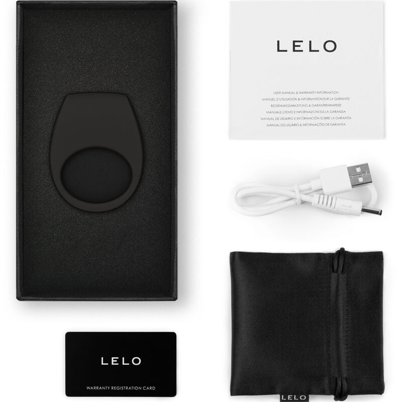 Comprar LELO Tor 3 Anillo Vibrador Negro – Estimulador Ideal Para Parejas Con Diseño Elegante-Noxtic