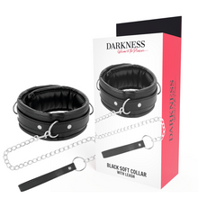 Comprar DARKNESS Collar Con Cadena – Diseño Ergonómico En Cuero Suave Para Placer Con Estilo-Noxtic