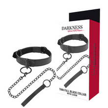 Comprar DARKNESS Collar Con Cadena Negro – Diseño Elegante Para Explorar Tu Estilo Y Libertad Sensual-Noxtic