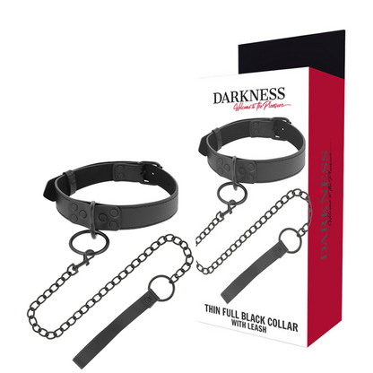 Comprar DARKNESS Collar Con Cadena Negro – Diseño Elegante Para Explorar Tu Estilo Y Libertad Sensual-Noxtic
