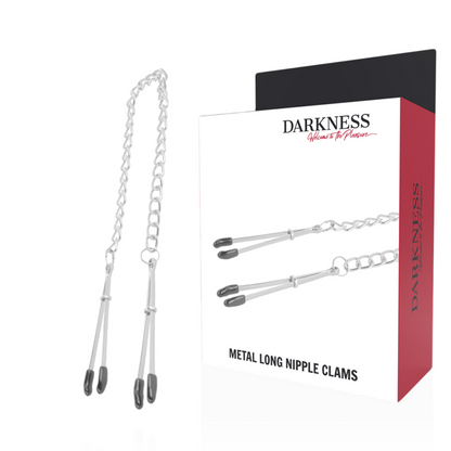 Comprar DARKNESS Pinzas Ajustables Para Pezones Metal – Juguete Erótico Unisex Con Diseño Innovador Para Placer Sensorial-Noxtic