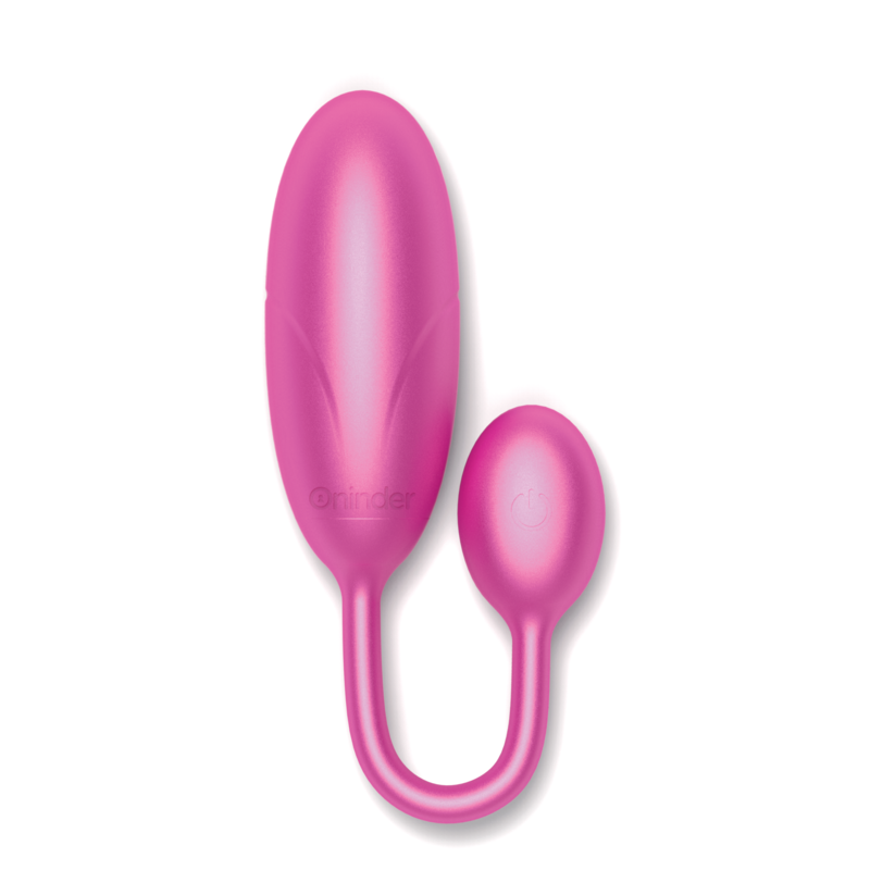Uovo vibrante Oninder Denver Rosa 7 x 2,7 cm – Design ergonomico in silicone medico ipoallergenico