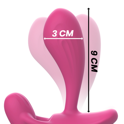 Comprar INTENSE Shelly Duo Rosa – Estimulador Remoto Versátil Con Vibraciones Potentes-Noxtic