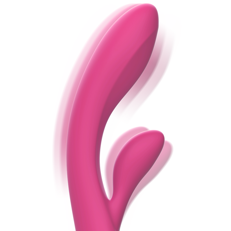 Vibratore Intense Luigi Pink Rabbit – Stimolatore a doppio motore con impugnatura ergonomica in silicone