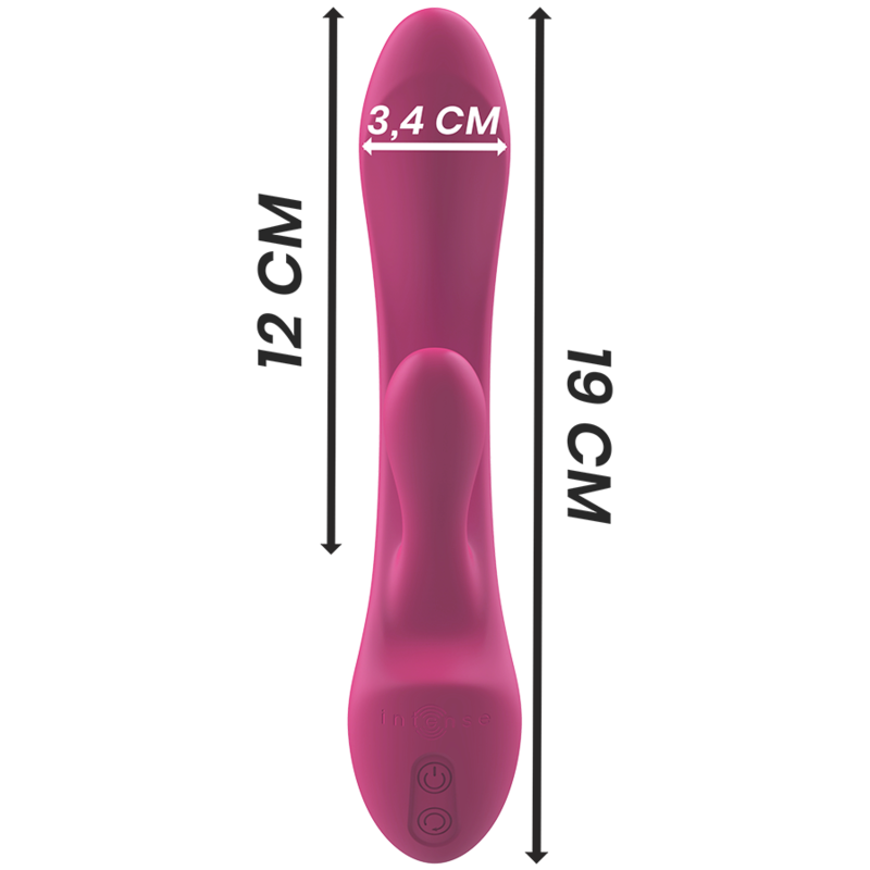 Comprar Intense Luigi Vibrador Rabbit Rosa – Estimulador Con Doble Motor Y Mango Ergonómico De Silicona-Noxtic
