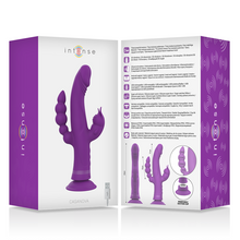 Comprar Intense Casanova Vibrador Rabbit Morado – Vibrador Silicona Con Triple Motor Y 30 Modos De Vibración-Noxtic